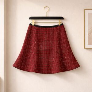 NWOT Brooks Brothers Tweed flare skirt